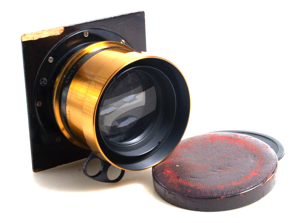 380mm F4.5 Taylor-Hobson Cooke Brass Portrait Lens Series IIE, Soft Focus