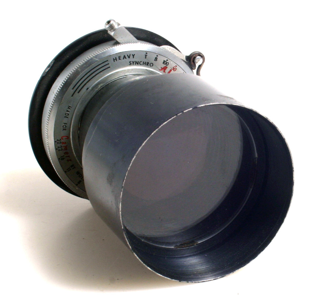 Wollensak 10 (254mm) F4.5 Raptar Telephoto Lens for Large Format Camera