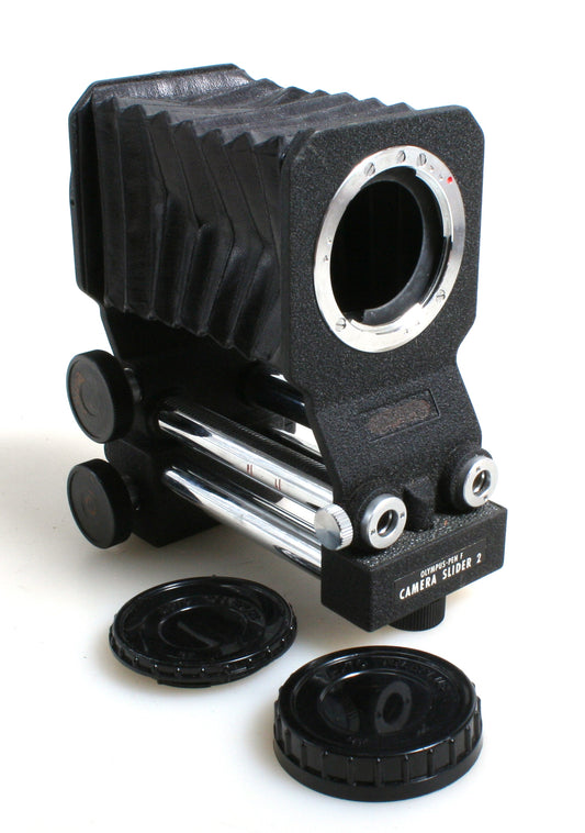 Vintage Olympus Pen F Bellows with Camera Slider 2