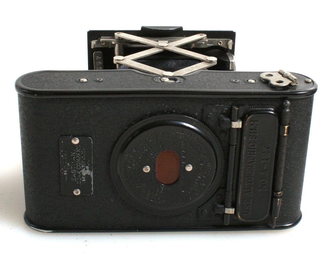 Vintage Eastmen Camera in Leather Case//Bellows Camera//West Pocket Camera