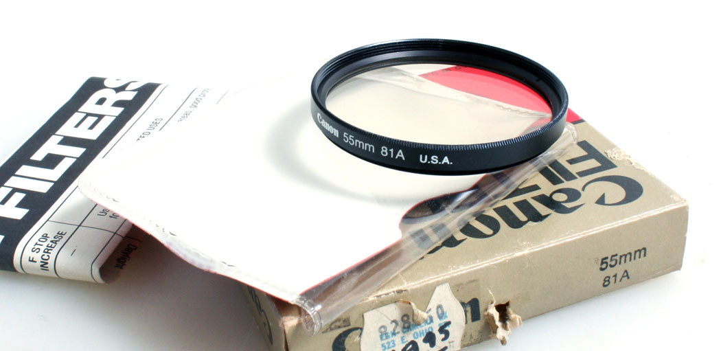Canon 55mm 81A Filter In Original Cases