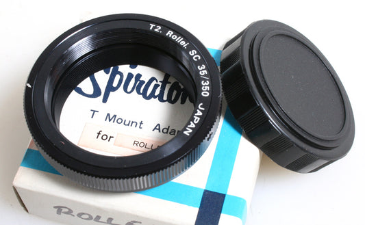 T-Mount Adapter For Rollei, New In Box//Lens Accessories