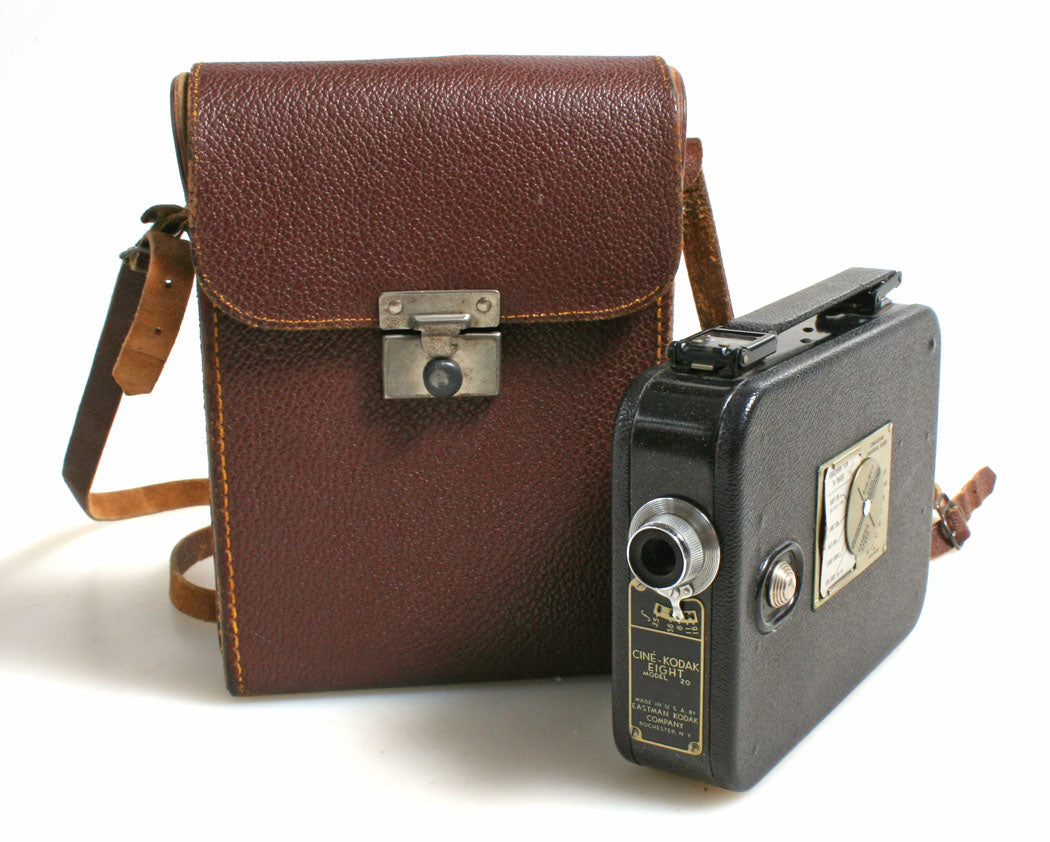 Movie Camera in Leather Case//Cine Kodak//8mm