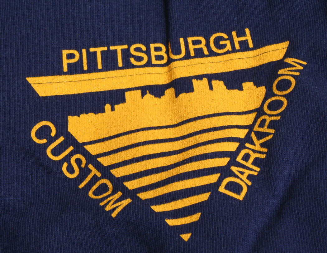Pittsburgh Custom Darkroom T-Shirt//Navy Blue Shirt//Short Sleeves//XXL