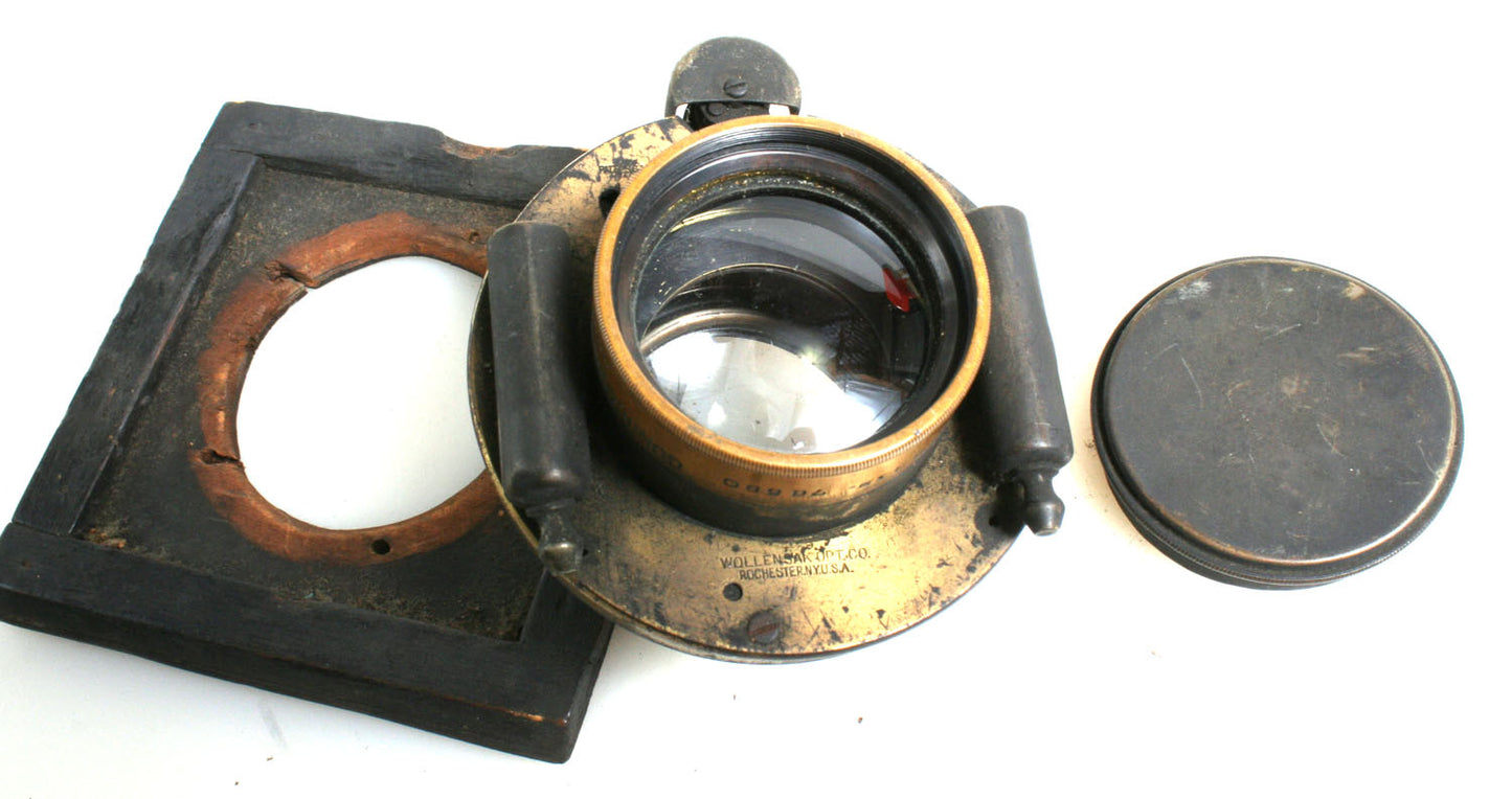 Gundlach-Manhatten Brass Lens on Lens Board
