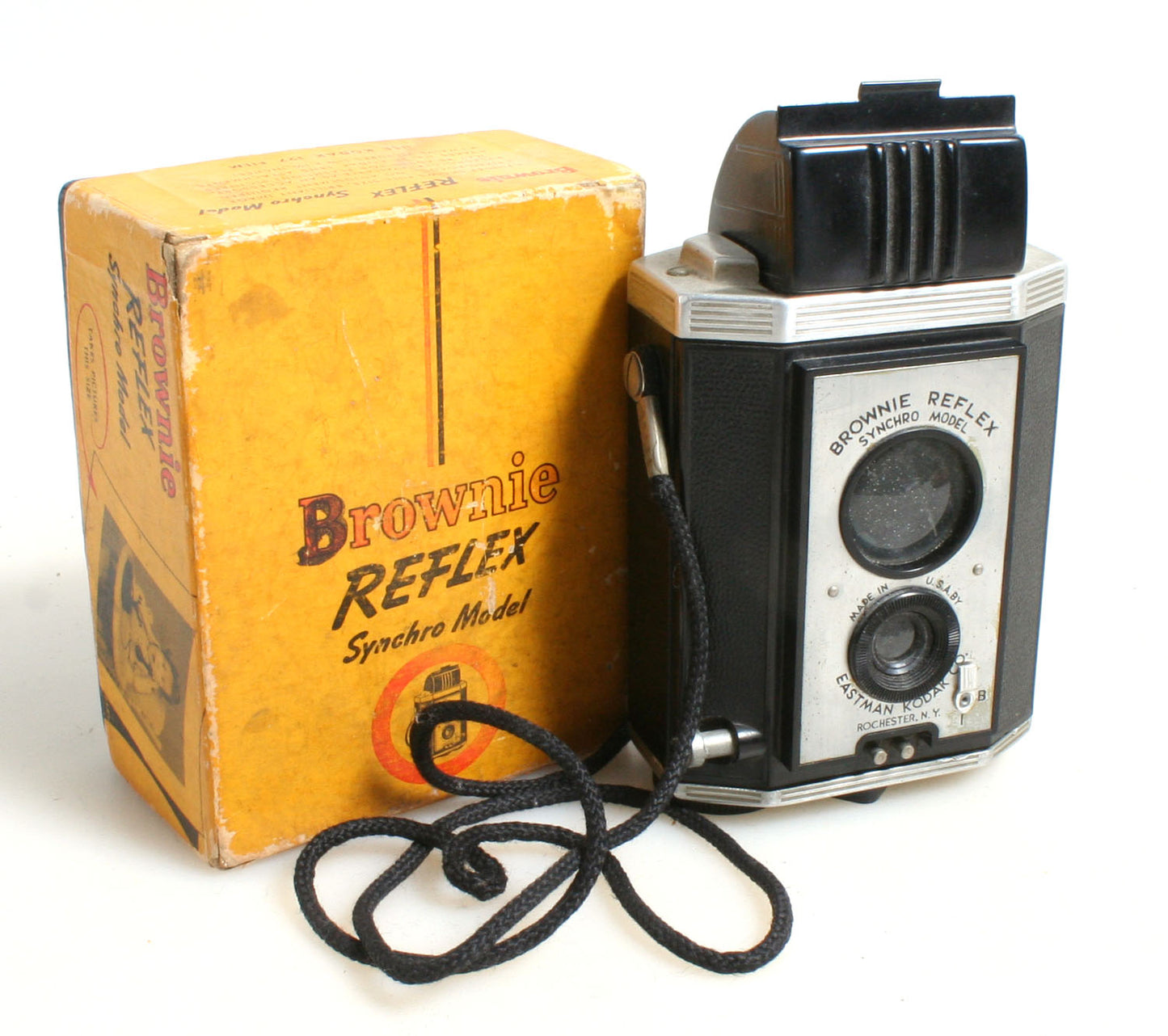 Vintage Kodak Brownie Reflex Camera//Art Deco//TLR Camera