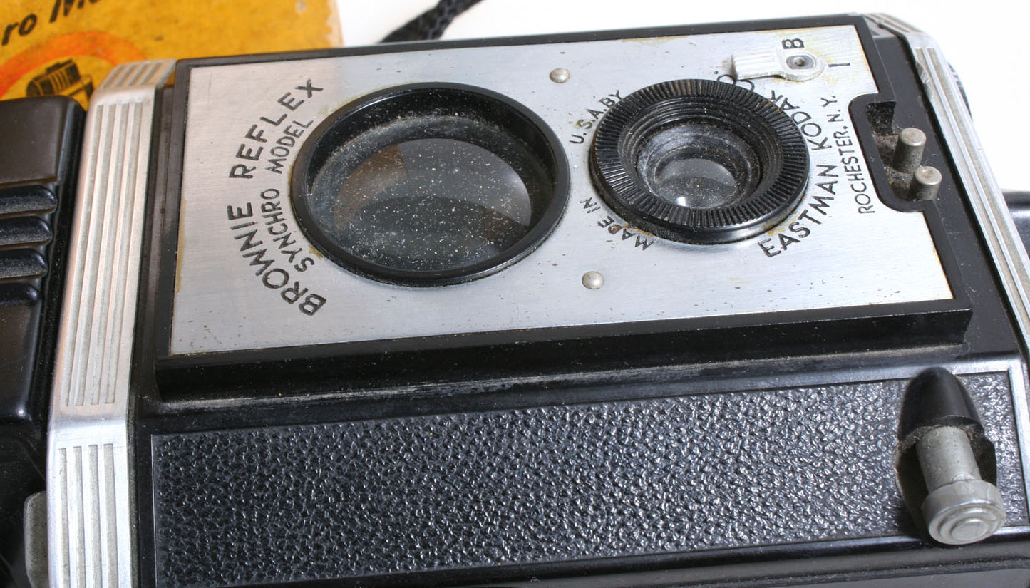 Vintage Kodak Brownie Reflex Camera//Art Deco//TLR Camera