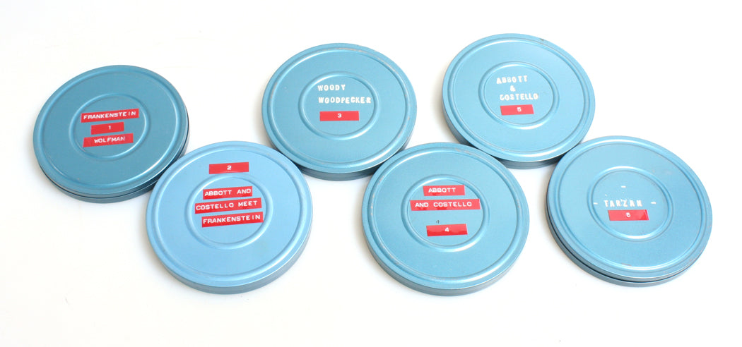 MOVIE FILM COLLECTION 6 REELS 200FT IN CASE