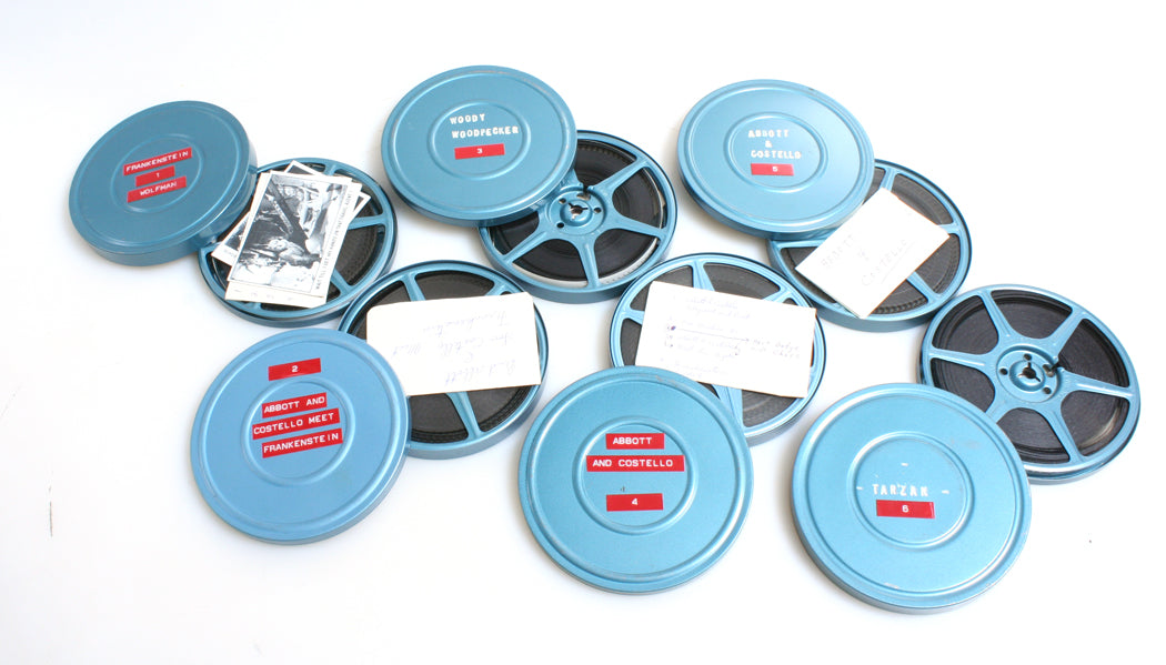 MOVIE FILM COLLECTION 6 REELS 200FT IN CASE