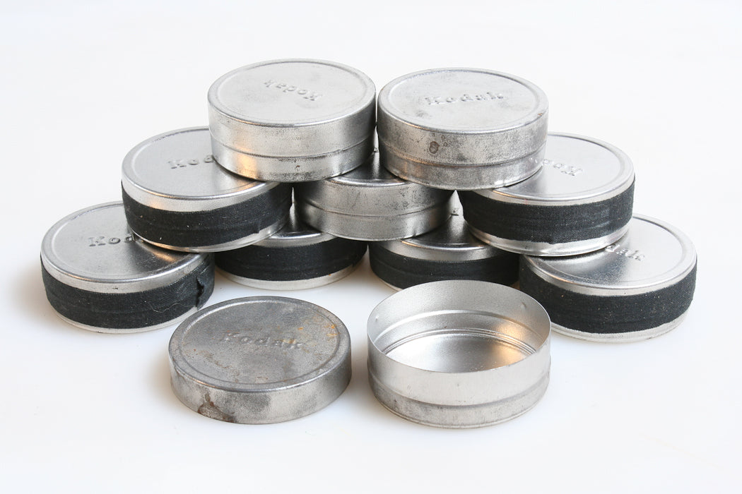 MOVIE FILM CANS SET OF 10