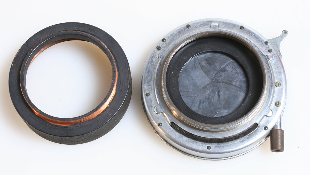 VINTAGE ALPHAX 4H4 F S N SHUTTER USA WITH COPPER RING, WORKING
