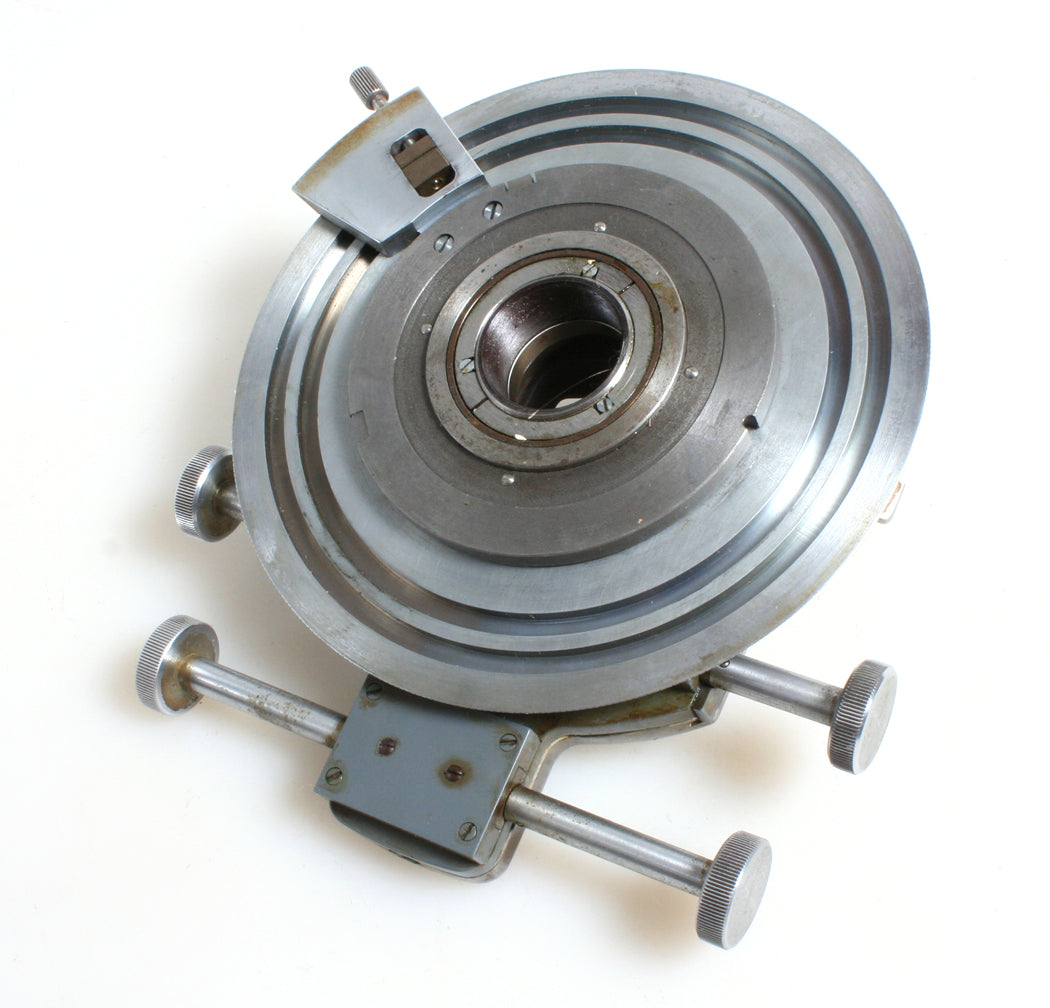 MICROSCOPE CIRCULAR ROTARY STAGE GREAT SHAPE STAINLESS STEEL PRECISION