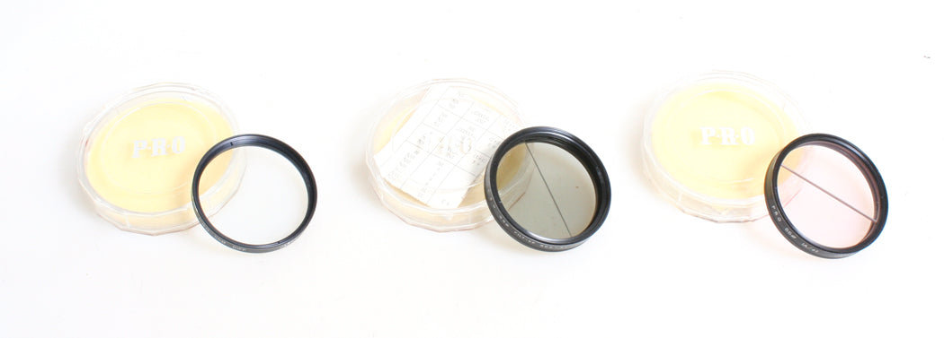 55MM FILTER SET OF 3 NEUTRAL DENSITY, DIFFUSION, 1A/+1