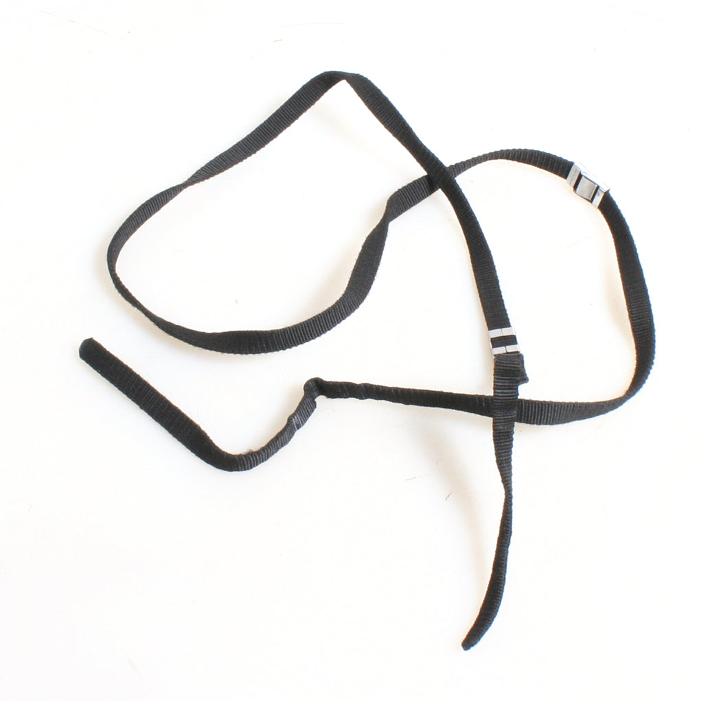 CAMERA STRAP THIN BLACK VINTAGE 1970S