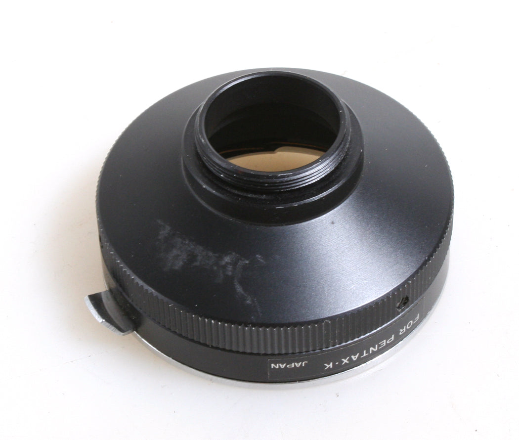 CAMERA ADAPTER FOR K MOUNT PK LENS TO 16MM C MOUNT