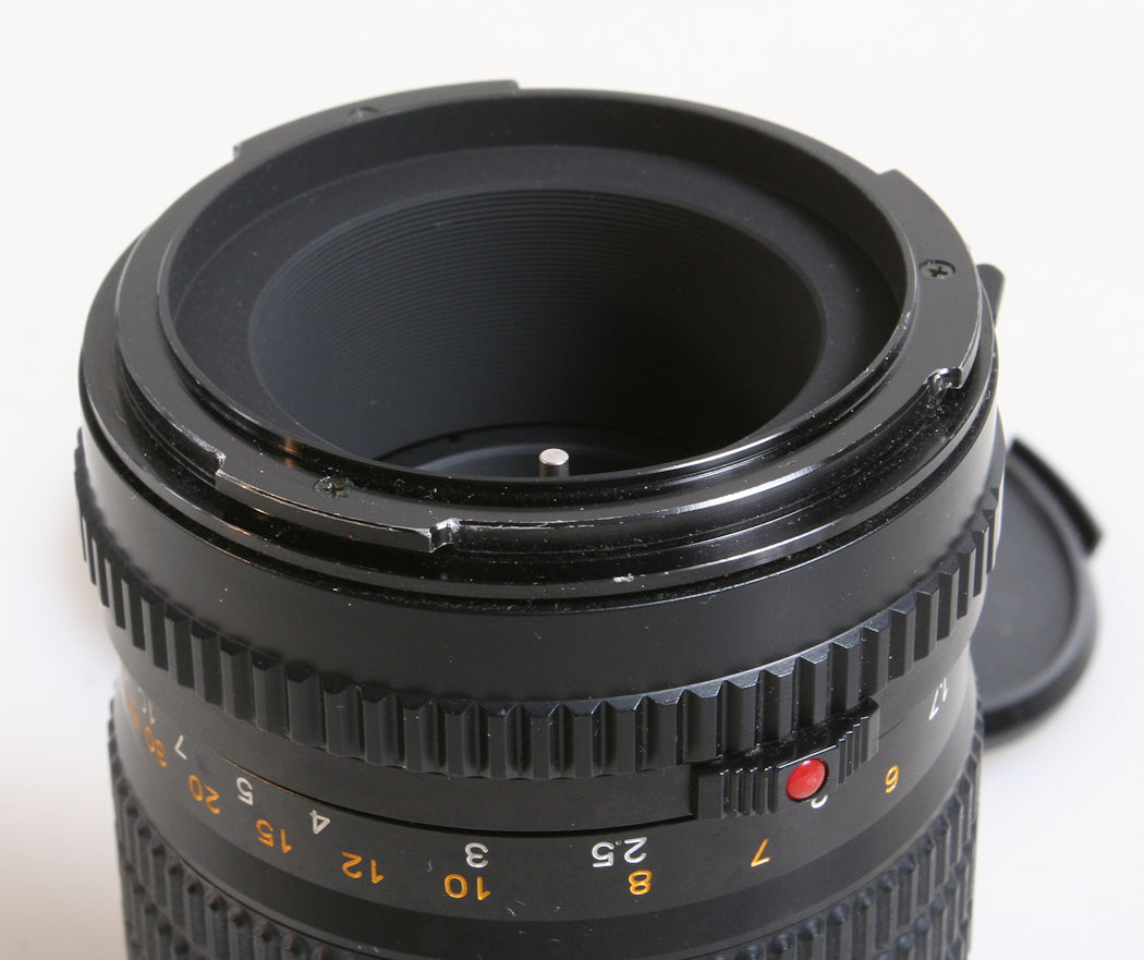 150mm F 3.5 N MAMIYA SEKCOR C LENS FOR MAMIYA 645 , W/ FRONT AND REAR CAPS