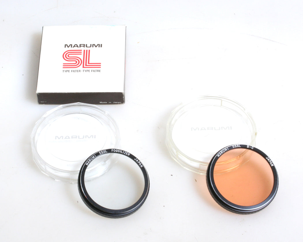 55MM FILTERS (2) FOG AND ORANGE SET OF 2
