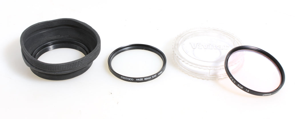 62MM HOOD/ UV AND SKY FILTER SET OF 3