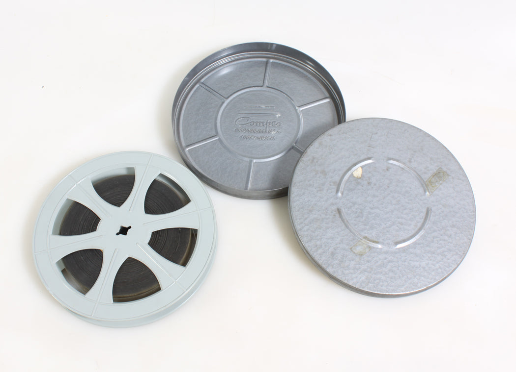 16MM FOUND FOOTAGE MOVIE FILM IN CAN BLACK AND WHITE