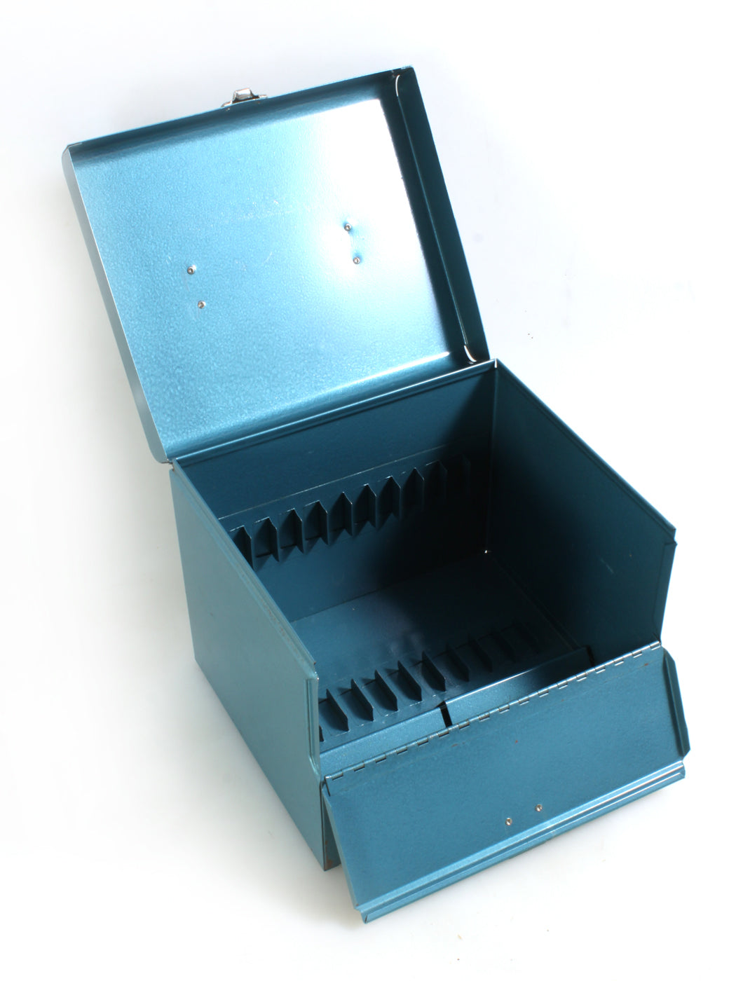MOVIE REEL METAL CASE HOLDS 10 MOVIE REELS