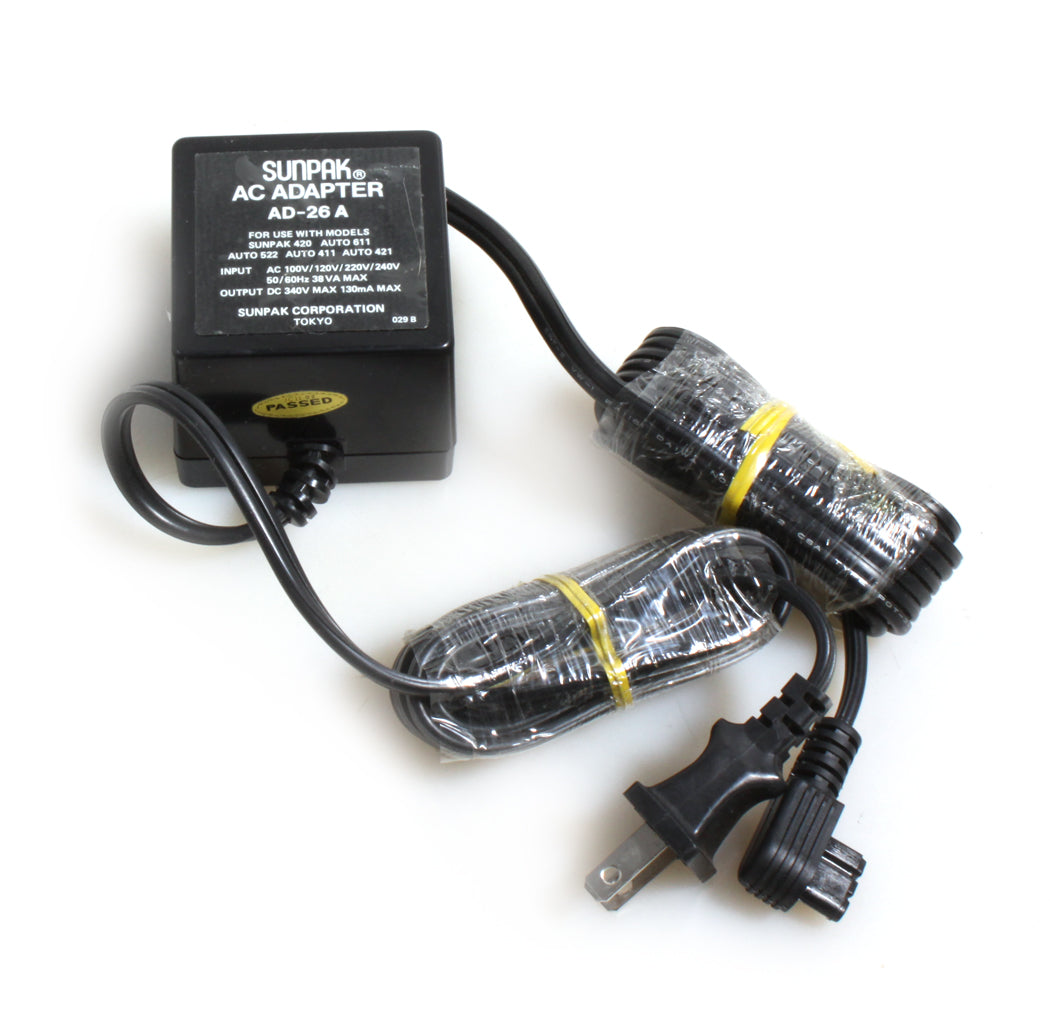 SUNPAC AC ADAPTER AD-26 A 120 VOLT MULTI VOLTAGE AC ADAPTER JAPAN NEW