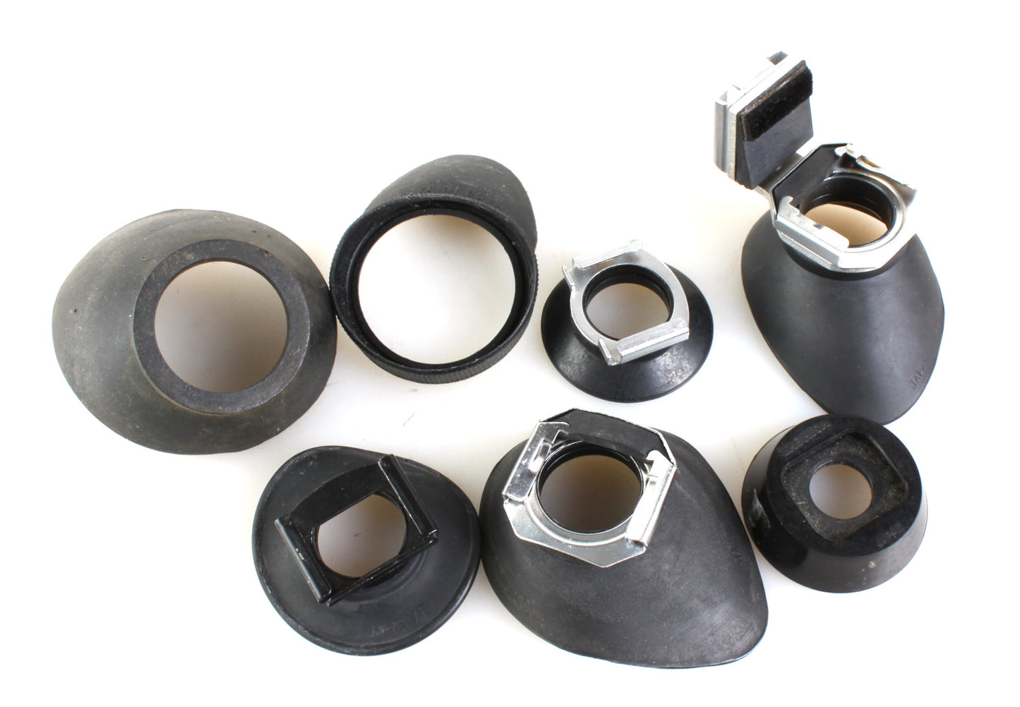 Vintage SLR Eyecups, Collection of 7