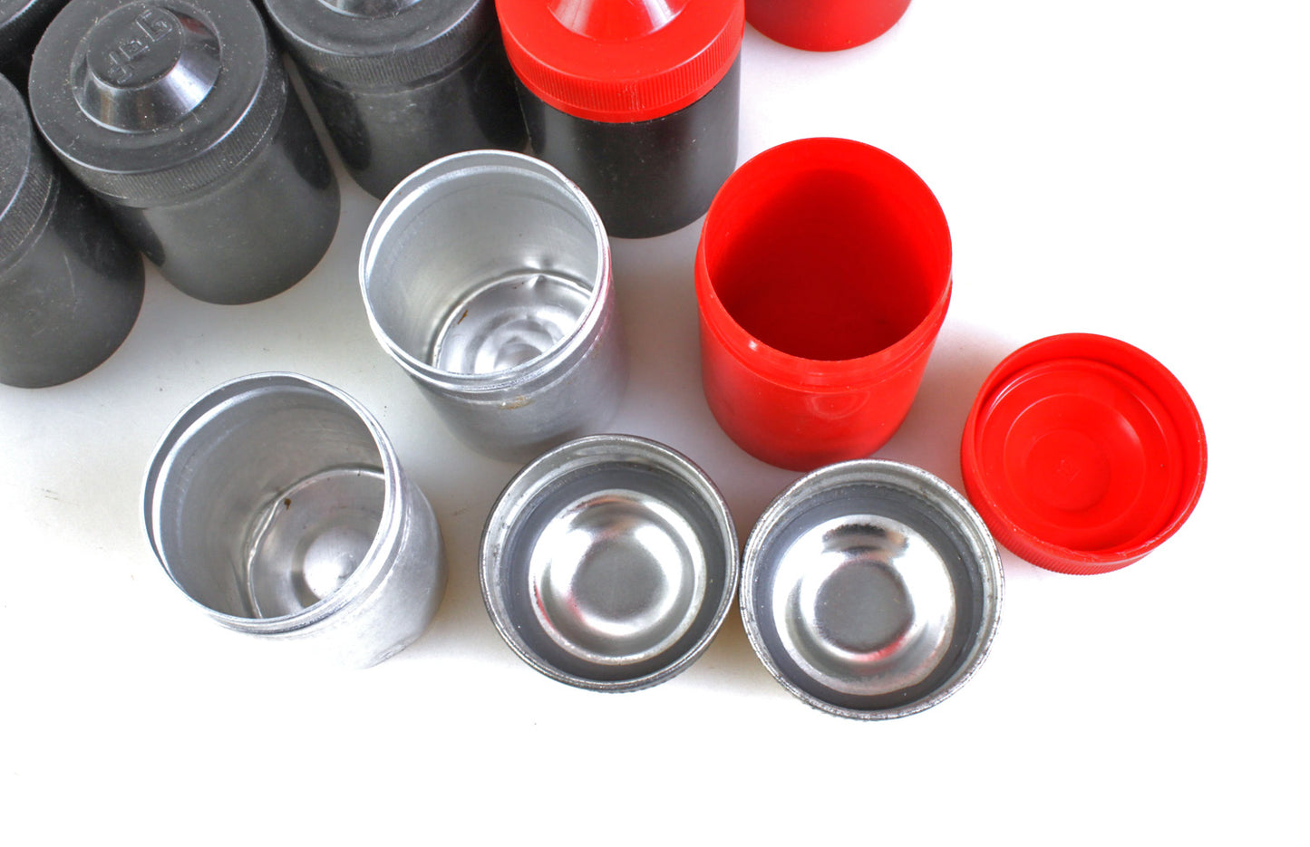 35mm Film Cans, Vintage, Lot of 12