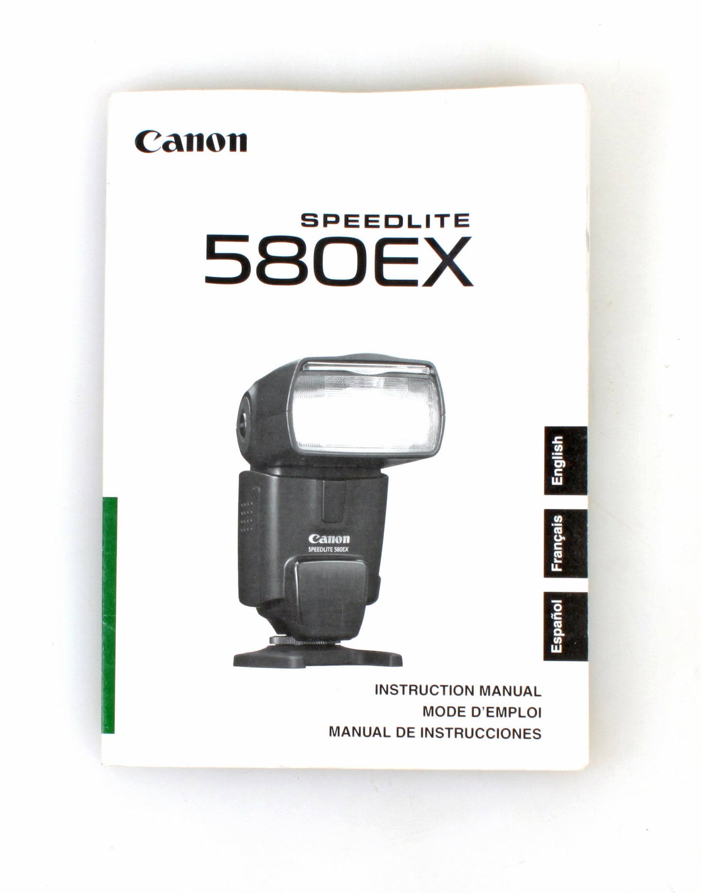Canon Speedlite 580EX Flash Manual
