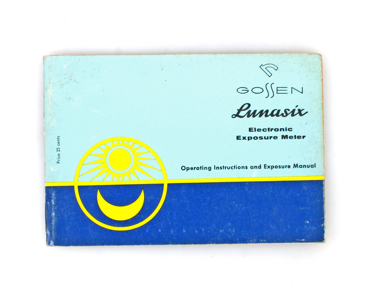 GOSSEN LUNASIX ELECTRONIC EXPOSURE METER INSTRUCTION MANUAL