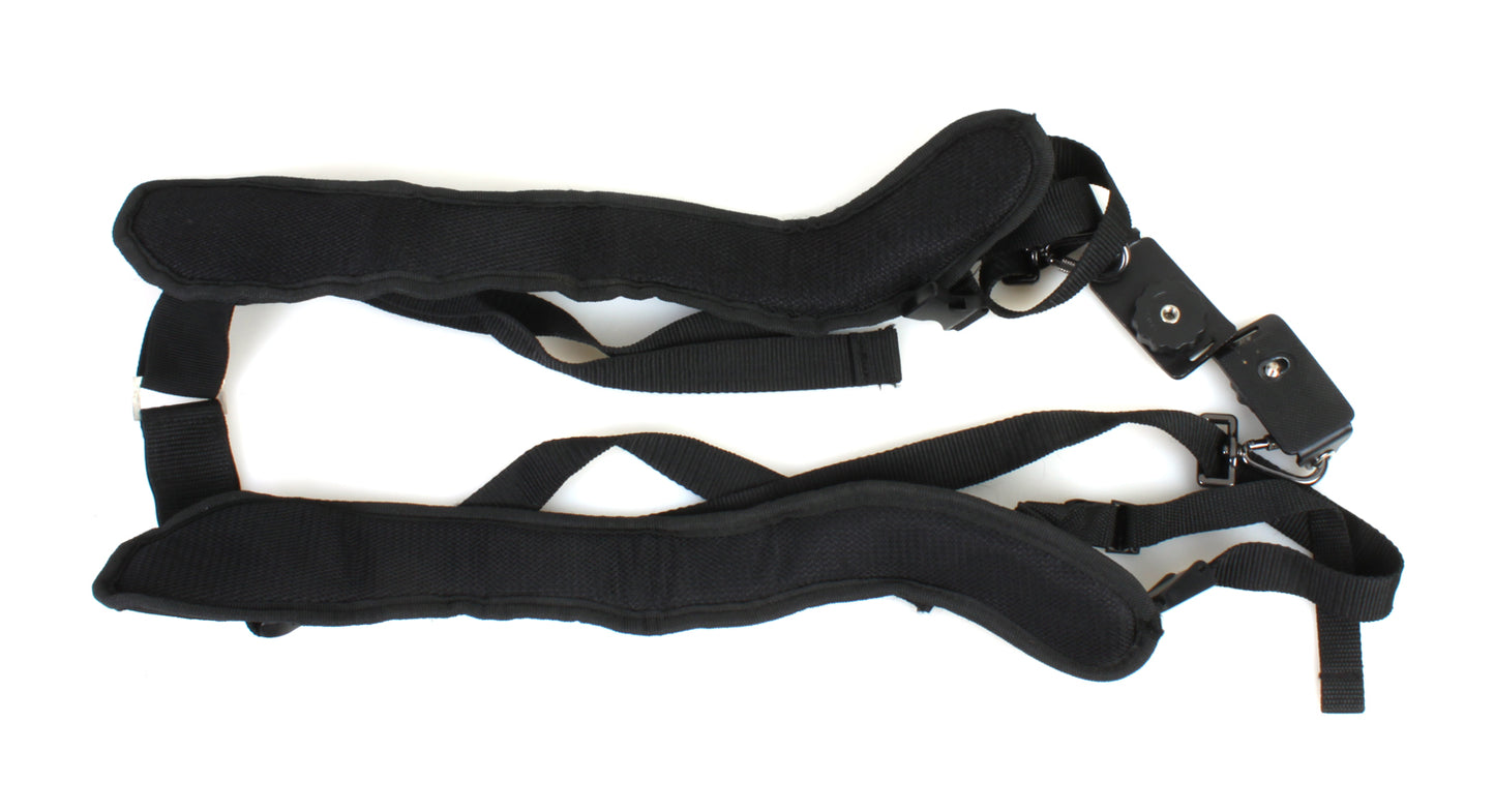 DOUBLE SHOULDER HEAVY DUTY HARNESS SHOULDER STRAP WITH SCREW PLATES