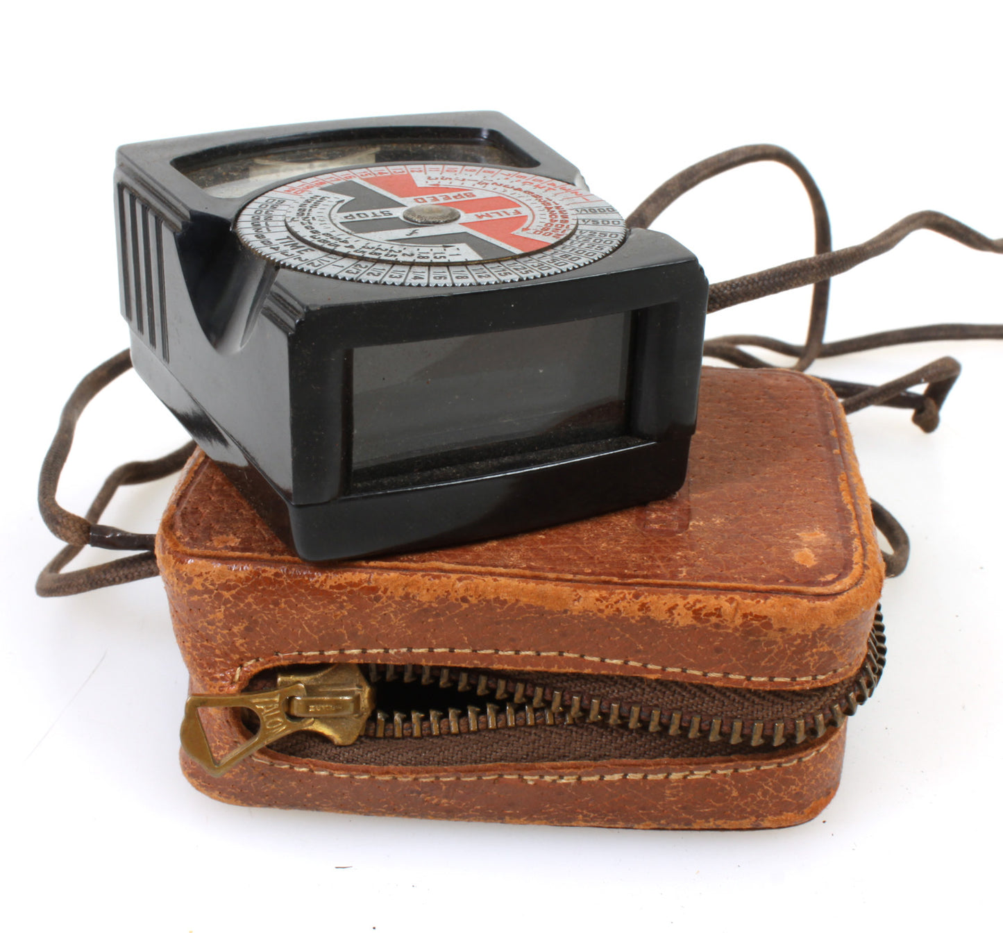 DEJUR BAKALITE LIGHT METER IN CASE