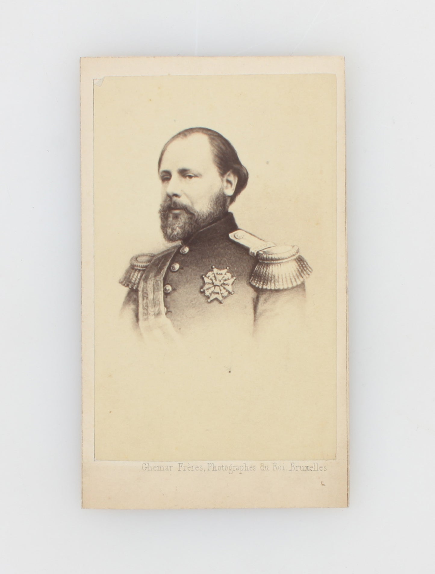 BELGIUM MAN WELL GROOMED, CDV BY GHEMAR FRERES