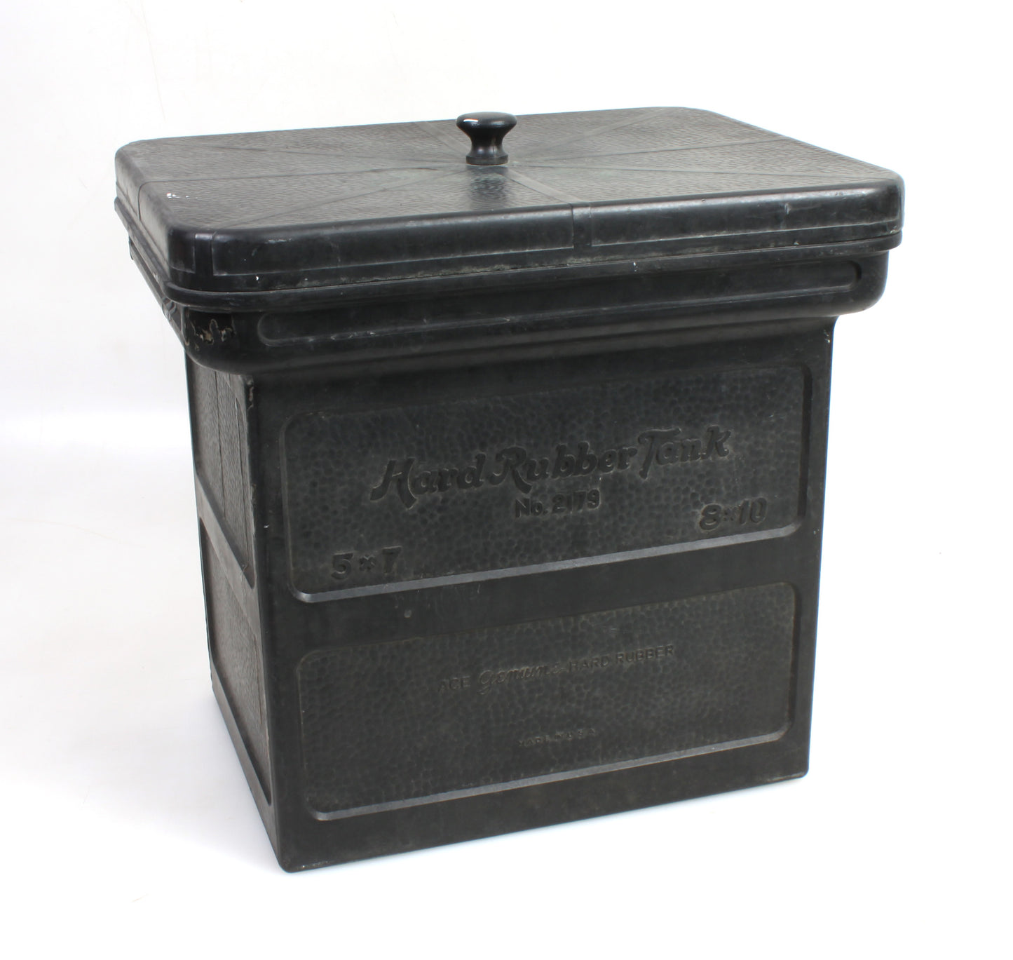 8x10 BAKALITE DEVELOPING TANK WITH LID