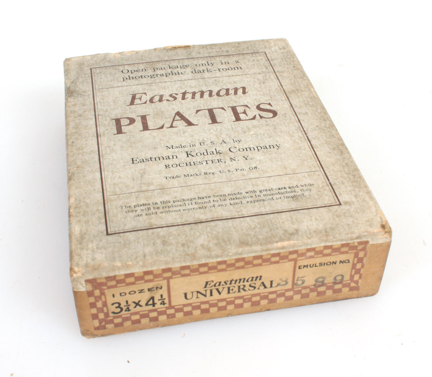 Eastman Kodak Glass Lantern Slide Plates, Expired & Never Opened