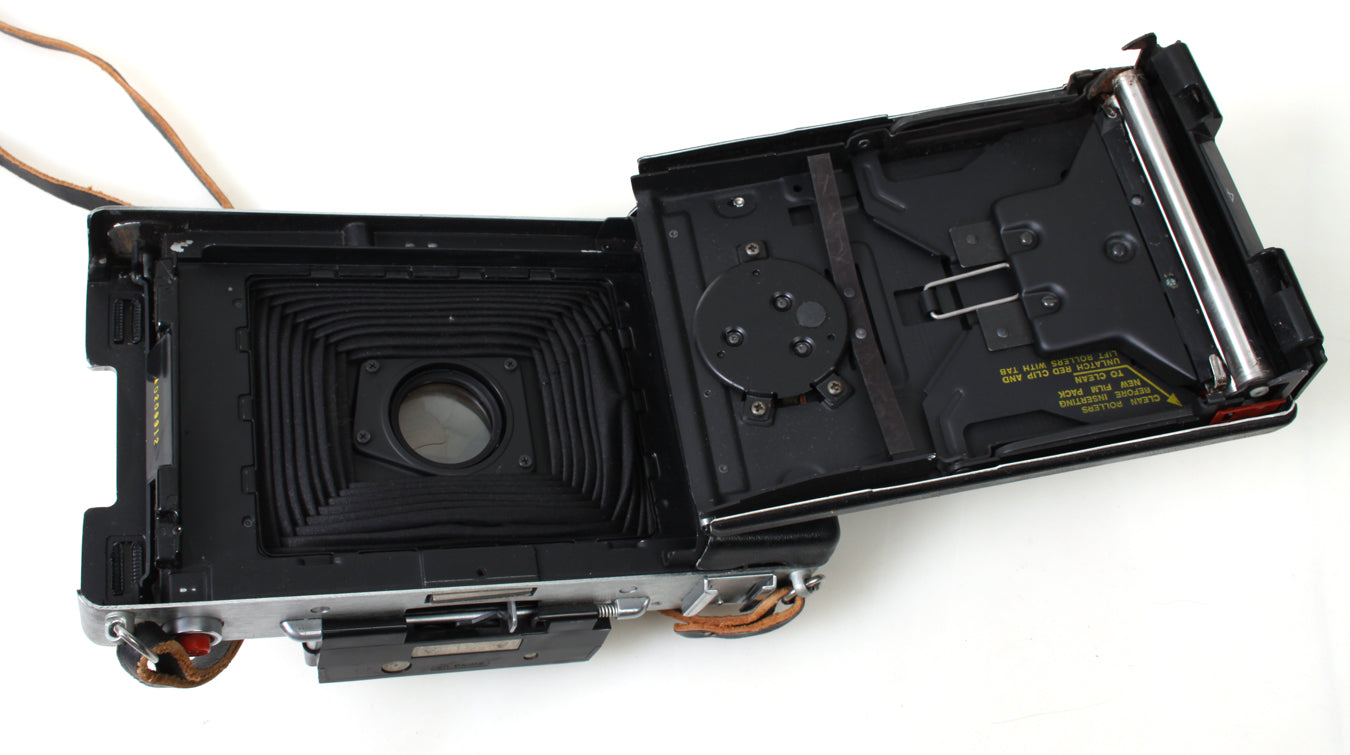 POLAROID 195 LAND CAMERA TOMINON 114MM F3.8 LENS