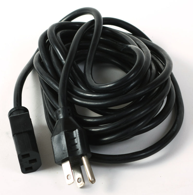 Black Universal Power Cord, 12ft