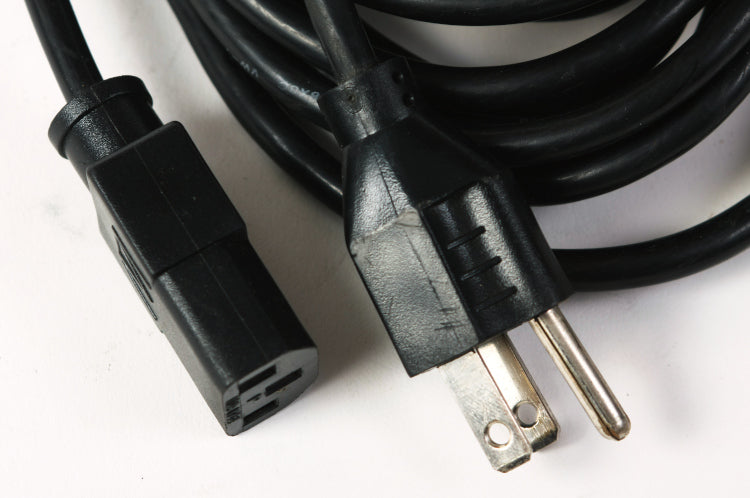Black Universal Power Cord, 12ft