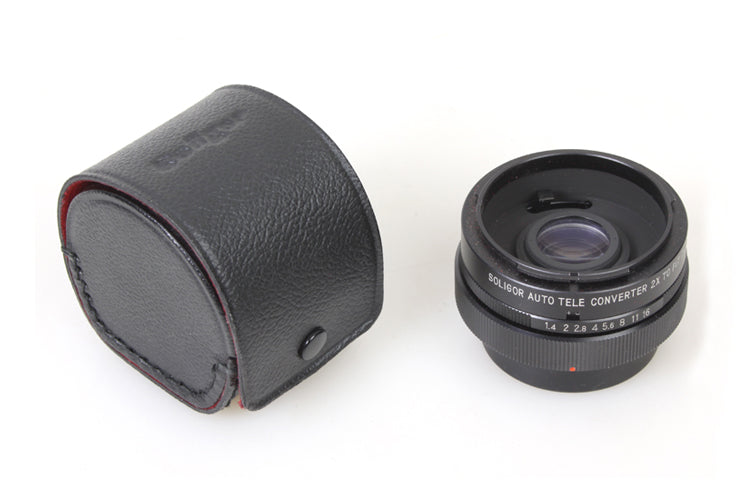 SOLIGAR AUTO TELE CONVERTER 2X TO FIT CANON FD W CASE