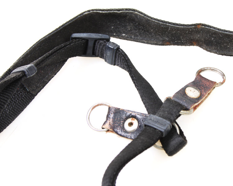 Vintage Pentax Black and Red Embroidered Neck Strap