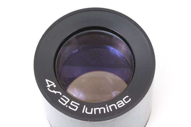 ANASTIGMAT 4 F:3.5 LUMINAC VINTAGE PROJECTION LENS BLACK