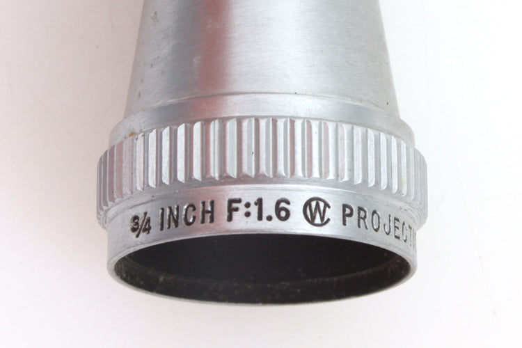 3/4 F/1.6 WOLLENSAK PROJECTION LENS VINTAGE
