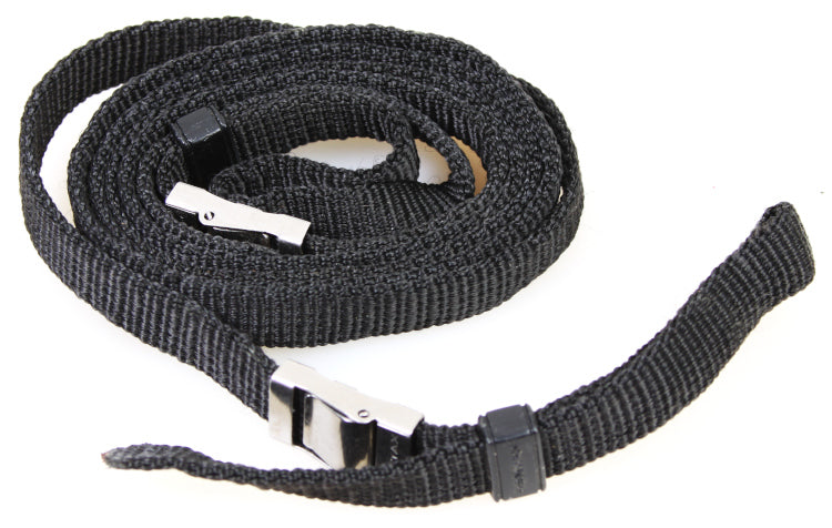 Vintage 1970s Black Woven Fabric Pentax Camera Strap