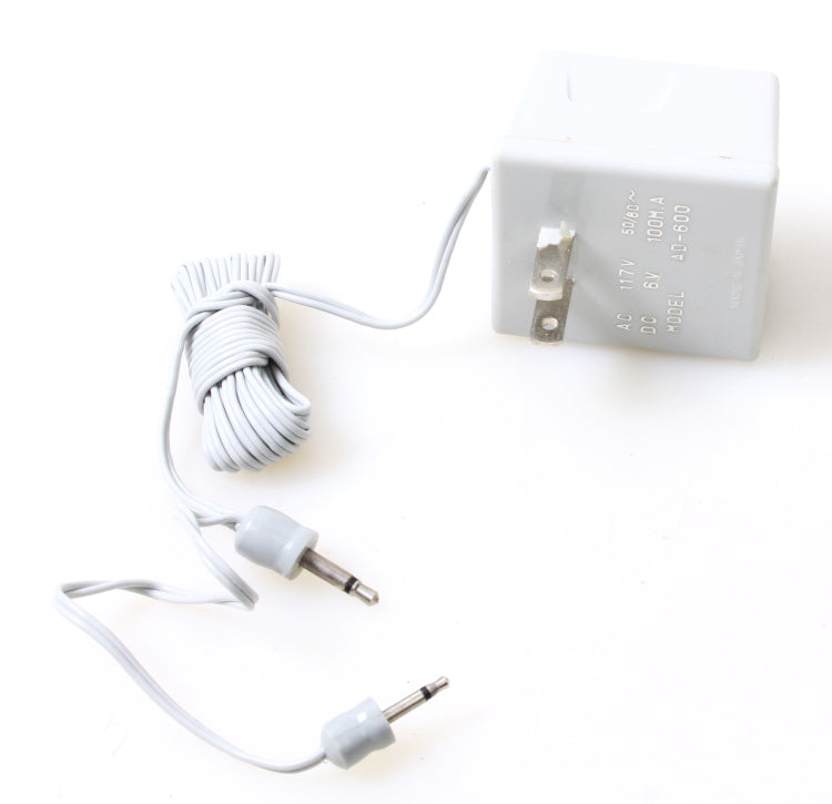 Vintage AC Adapter DC 6 Volt W 2 Plugs Model AD 600 in Box