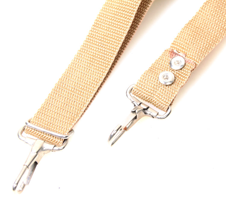 Classic 1960s Camera Case Strap - Tan and Sorrel Brown