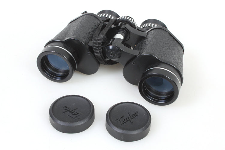 TAYLOR 7X35 BINOCULARS WITH FRONT CAPS AND CASE