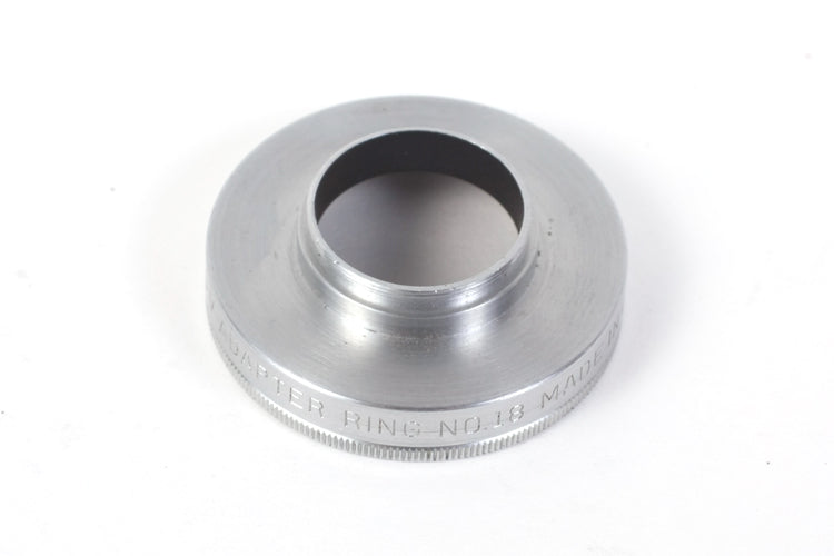 VINTAGE KODAK SERIES V ADAPTER RING NO.18 W/ HOOD (MADE IN USA) W RETAINING RING