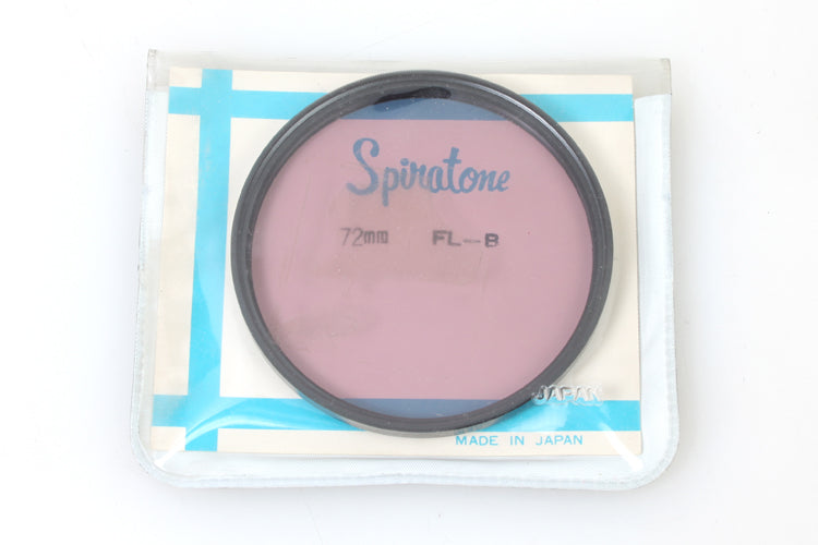 Spiratone 72mm FL-B Filter New in Case