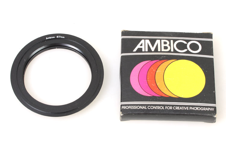910 Filter Adapter Bay 60 to 67 Ambico for Hasselblad