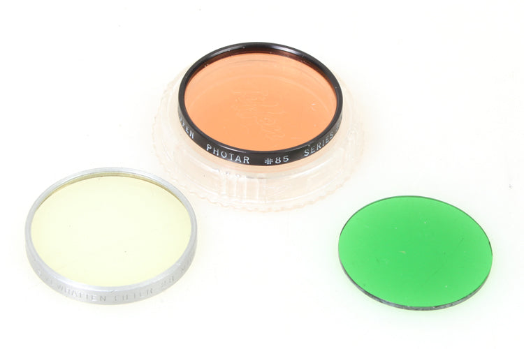 Series VI 6 Filters 3 Orange 85 Yellow 2b Green