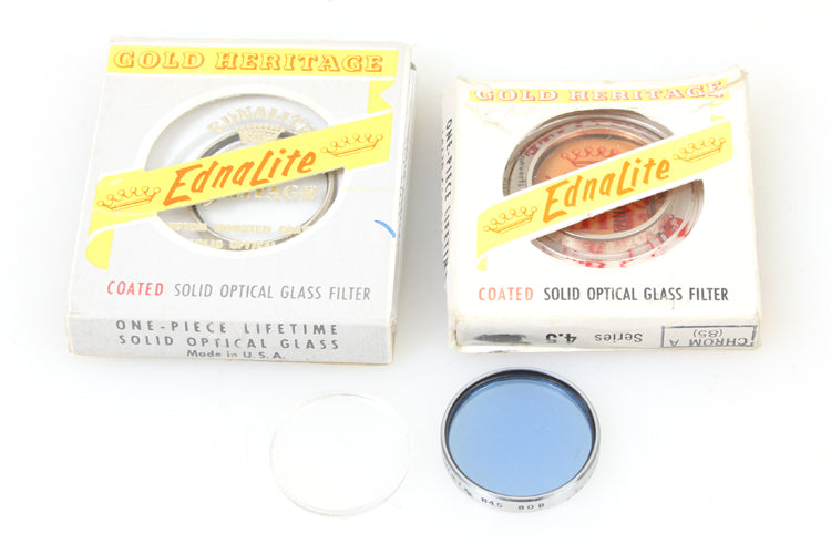 Series 4.5 Filters 4 Sky Orange 85 Blue 80b Clear